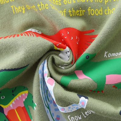 Camiseta Infantil Manga Larga Estilo Europeo Americano con Estampado de Animales - Image 4