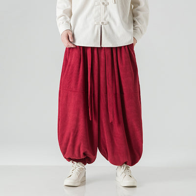 Pantalones Harem Sueltos para Hombre con Puños Elásticos - Image 5
