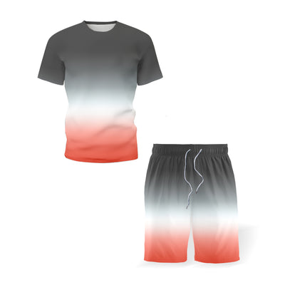 Conjunto Deportivo Casual para Hombre con Sudadera con Capucha y Camiseta Manga Corta - Image 6