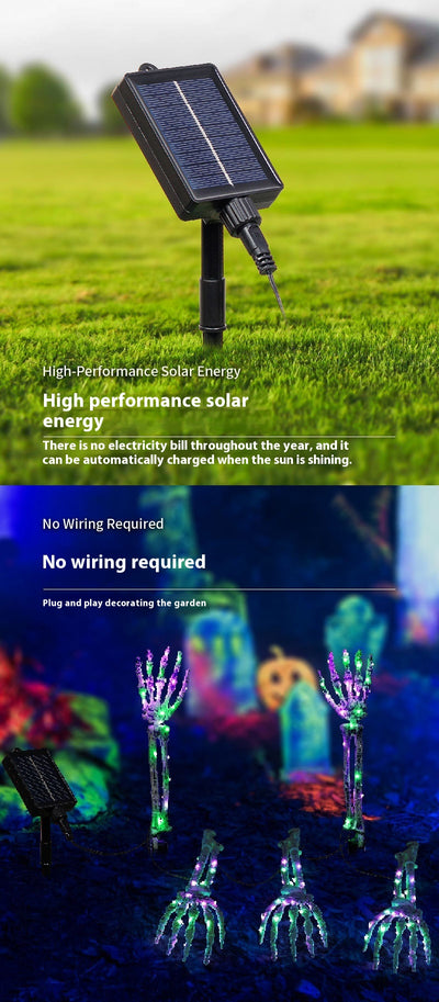 Lámpara Solar de Piso para Halloween - Iluminación Decorativa para Jardín - Image 9
