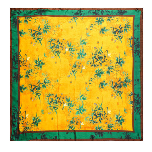 Pañuelo de Seda Estampado Exótico Multiusos - Image 16