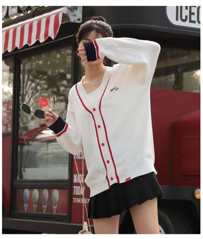 Conjunto de Dos Piezas: Suéter de Lana con Cardigan Corto para Mujer - Image 7