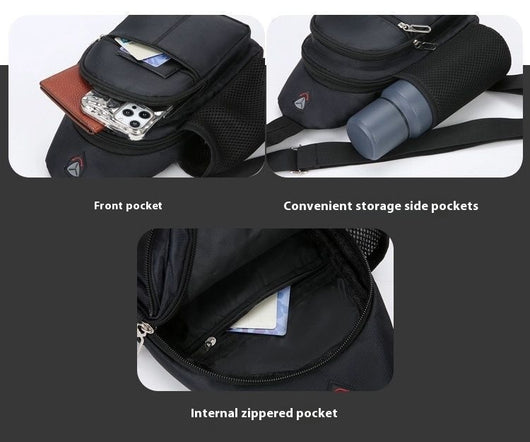 Bolsa Mensajera Ejecutiva de Gran Capacidad - Mochila Pecho Profesional - Image 21
