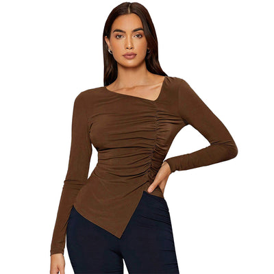 Blusa Elegante Francesa Otoño-Invierno Ajustada e Intelectual - Image 5