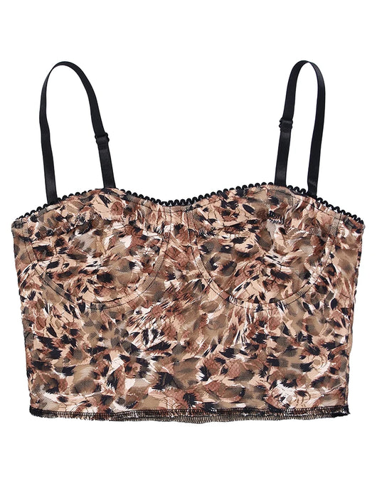 Top Ajustado Estampado Leopardo con Tirantes Finos - Estilo Casual Verano - Image 24