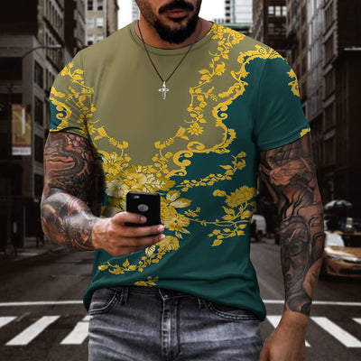 Camiseta 3D Estampado Digital Plantas Hombre y Mujer Manga Corta Deportiva - Image 9