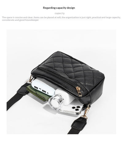 Bolso Bandolera Cuadrado Pequeño con Bordado y Tirador Lateral para Mujer - Image 23