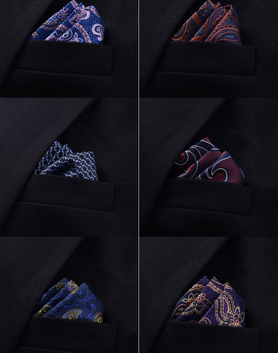 Pañuelo de Bolsillo Estampado para Hombre - Accesorios Formales y Casual Business - Image 57