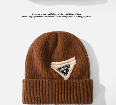 Gorro de Punto Grueso con Pelaje de Conejo - Juego Completo - Image 15