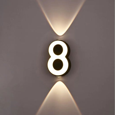 Lámpara de Pared LED Nórdica Minimalista con Display Digital - Image 4