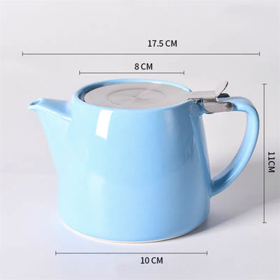 Tetera de Cerámica de Gran Capacidad Resistente al Calor Intenso con Tapa - Image 21