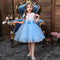 Vestido Princesa Niña Plisado Malla Elegante