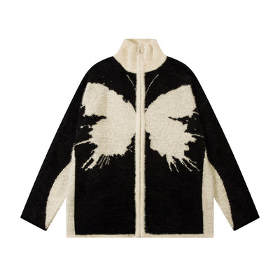 Suéter Oversize Patchwork Cuello Alto Comodidad Total - Image 25