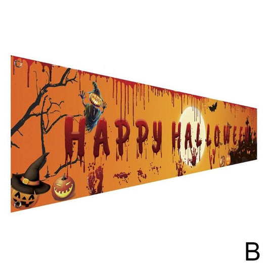 Bandera Decorativa Halloween con Diseño Terror - Fondo Festivo - Image 5