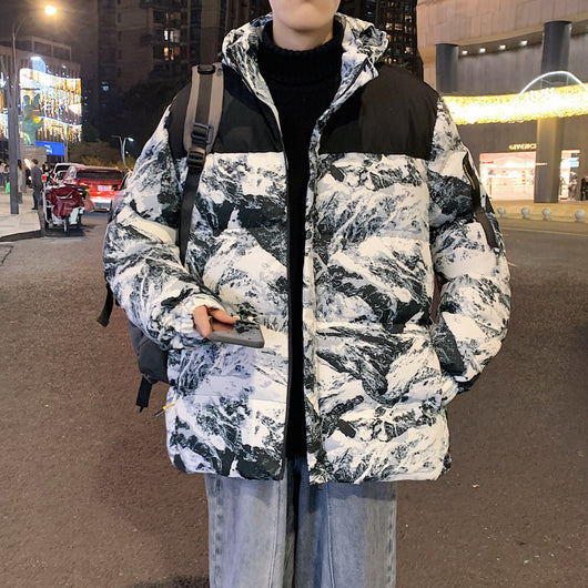 Chaqueta de Invierno Camuflada con Capucha para Hombre - Image 6