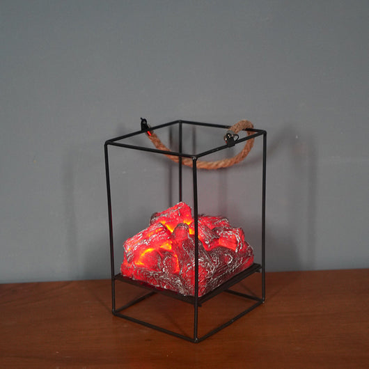 Lámpara LED de Fuego Chimenea Simulada Navidad Halloween - Image 13
