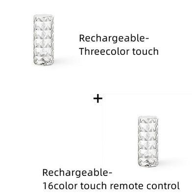 Lámpara LED Rosa Diamante Romántica para Dormitorio y Sala - Image 13