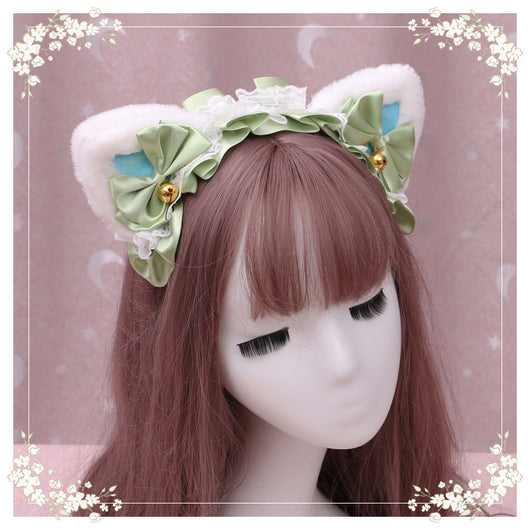 Diadema Lolita Gatita de Peluche con Encaje - Accesorio Anime Japonés - Image 64