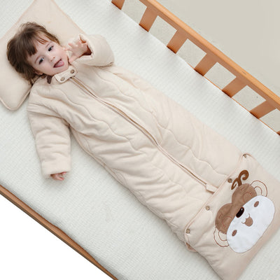 Saco de Dormir para Bebé de Algodón Puro Otoño e Invierno - Image 4