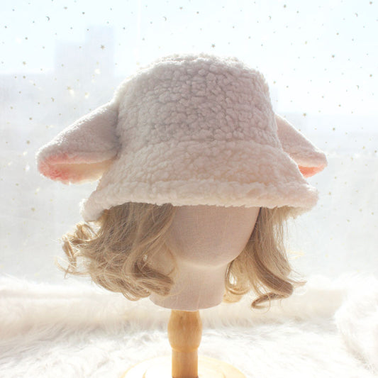 Gorro Maceta Cordero Blanco Adorable - Diseño Único