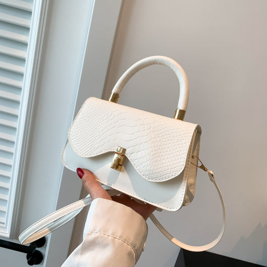 Bolso Bandolera con Patrón de Piel de Serpiente - Image 11
