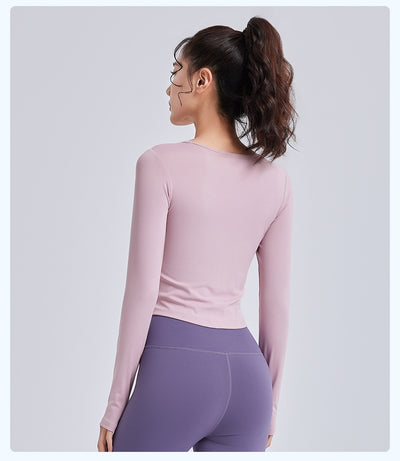 Top Deportivo Ajustado con Detalle Hueco y Fruncido para Pilates y Yoga - Image 13