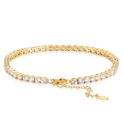 Pulsera Tobillera de Circones Tennis 4mm - Diseño Minimalista y Ajustable - Image 12