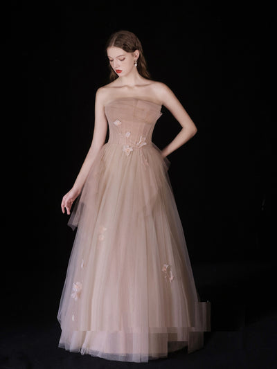 Vestido de Novia Tubo con Flores para Cena de Bodas - Image 11
