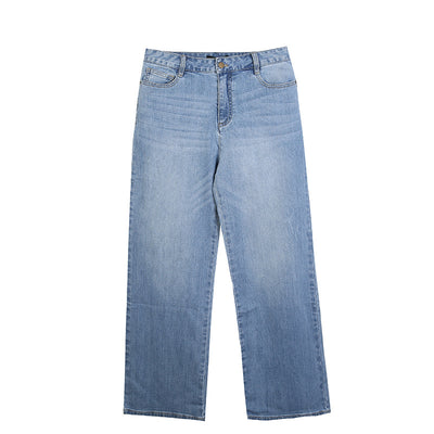 Jeans Rectos Anchos Sueltos para Mujer - Image 5