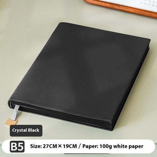 Cuaderno de Cuero Suave con Patrón Litchi - Image 8