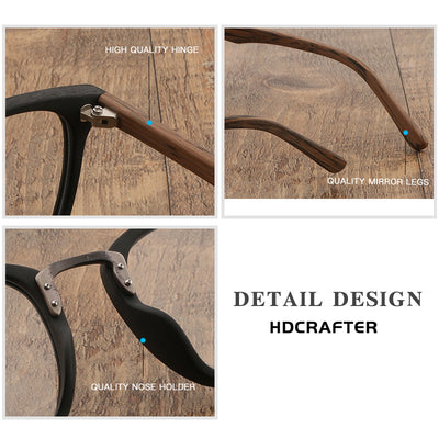 Lentes Marco Grande Efecto Madera - Image 2