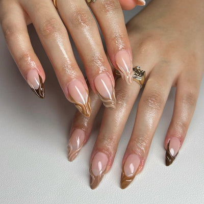 Uñas Postizas 3D con Relieve de Cristales - Diseño Sofisticado - Image 13