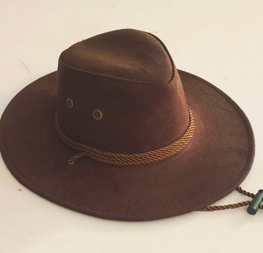 Sombrero Vaquero Estilo Occidental con Textura Velvet - Gorro Cowboy Clásico - Image 3