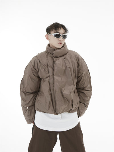 Chamarra Casual de Cuello Alto en Algodón para Hombre y Mujer - Image 4