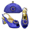 Sandalias con Tacón Ancho y Hebilla Strass + Bolso Coordinado