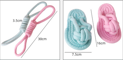Juguete Masticable de Cuerda para Perros Pequeños - Limpieza Dental Natural - Image 10