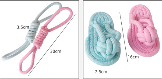 Juguete Masticable de Cuerda para Perros Pequeños - Limpieza Dental Natural - Image 10