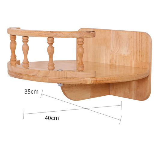 Plataforma Rascadora de Madera Maciza para Gatos con Tablero de Sisal - Image 12