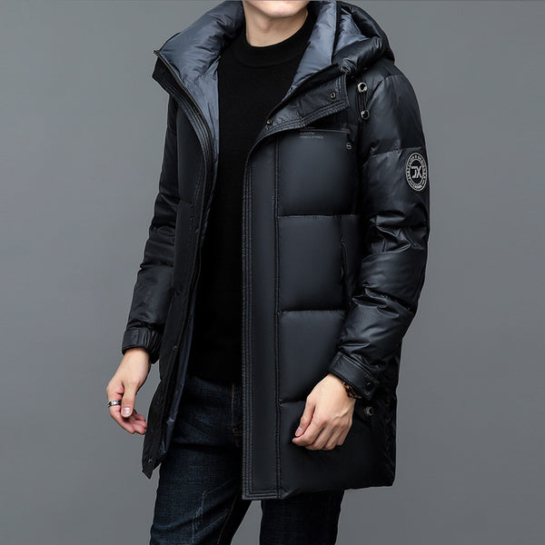 Chaqueta de Plumón de Pato Gruesa para Hombre - Abrigo Casual Invierno