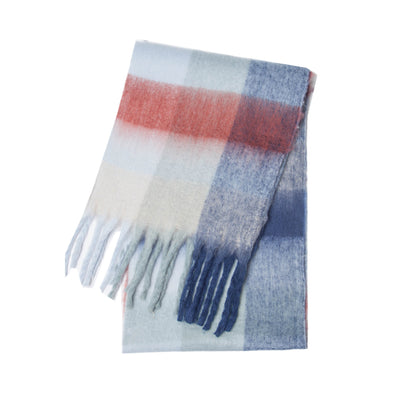 Bufanda Gruesa Cuadros Otoño Invierno - Diseño Multicolor Elegante - Image 21