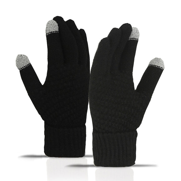 Guantes Térmicos de Ciclismo con Forro Polar y Protección Contra el Viento