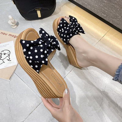 Pantuflas Cuña Alta Fashion Word Out - Image 8