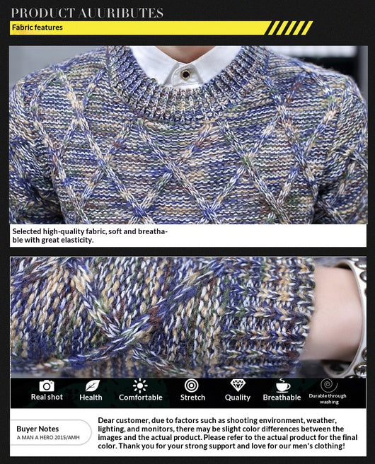 Suéteres Modernos para Hombre - Otoño e Invierno - Image 11