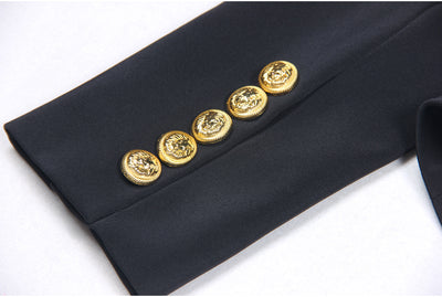 Blazer Ejecutivo para Mujer con Detalles de Diamantes y Efecto Reductor - Image 10