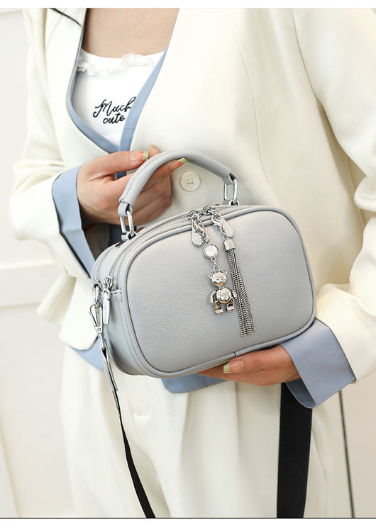 Bolso Cuadrado Pequeño con Costura Decorativa para Mujer - Image 24