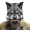 Máscara De Lobo De EVA De Colmillos De Sangre Talla Única