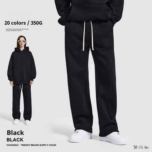 Pantalones Deportivos Holgados para Hombre - Diseño Liso y Cómodo - Image 4