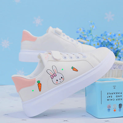 Zapatillas Deportivas Blancas de Suela Blanda para Niños Grandes - Image 6