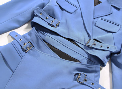 Traje Ejecutivo Falda Cintura Alta - Image 9