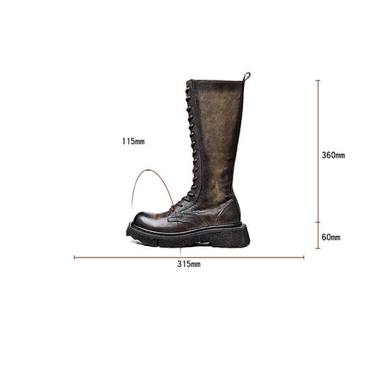 Botas Martin de Cuero Vintage para Hombre - Image 8